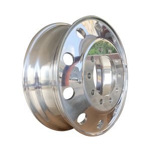 24.5 Inch Forged Hubs Polished Aluminum Truck Wheel